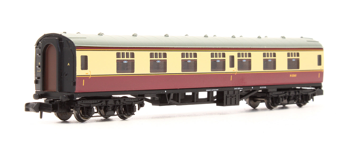 Pre-Owned 374-150B MK1 FK First Corridor Coach BR Crimson & Cream 'M13060'