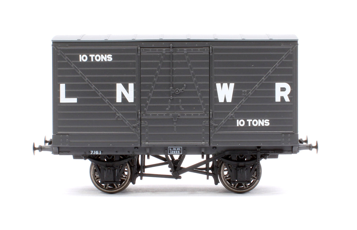 Pre-Owned LNWR D88 10T Covered Van, LNWR Grey No.12655