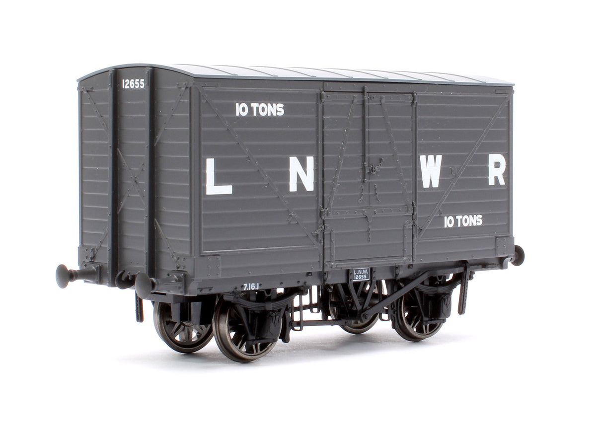 Pre-Owned LNWR D88 10T Covered Van, LNWR Grey No.12655