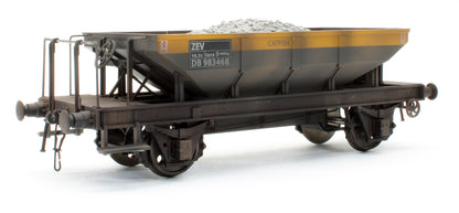 Pre-Owned BR ‘Catfish’ Ballast Hopper Engineers Yellow/Grey DB983466 - Custom Weathered