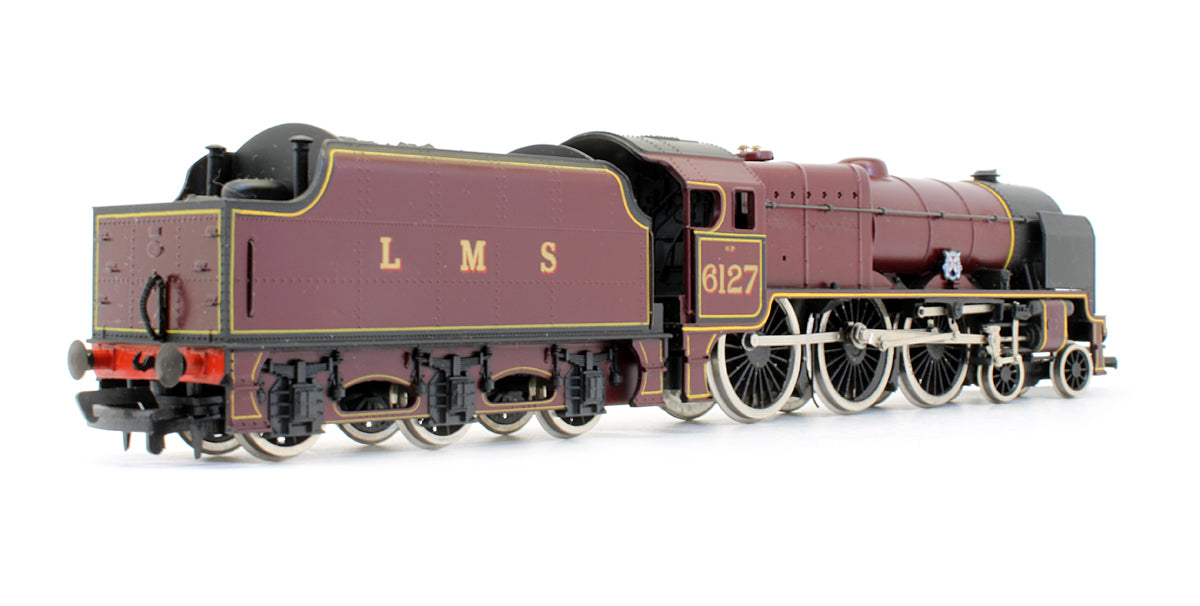 Pre-Owned LMS Crimson Parallel Boiler Scot 4-6-0 'Old Contemptibles' 6127 Steam Locomotive
