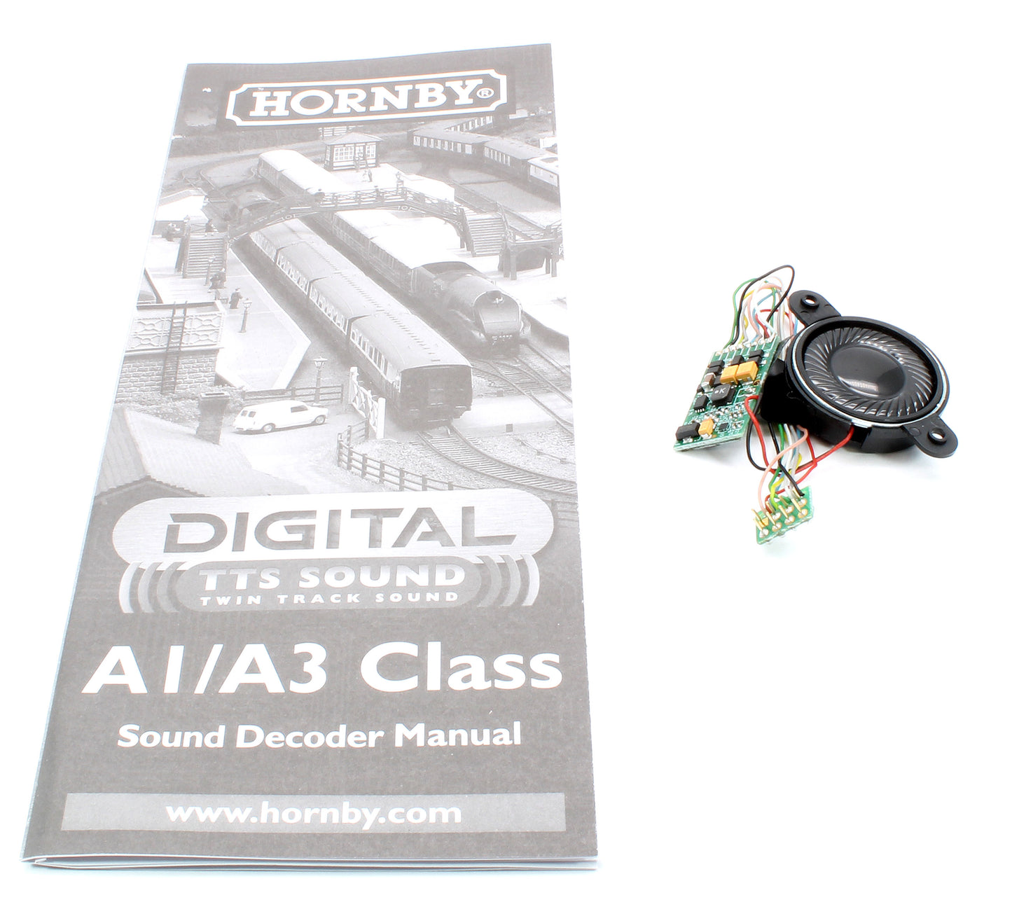 Hornby Digital Class A1/A3 Flying Scotsman Steam Locomotive DCC TTS Sound Decoder & Speaker (same as R8106)