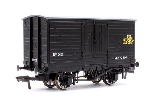 LNWR D88 10T Covered Van, Docks Internal User No.510