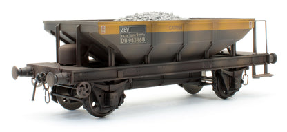 Pre-Owned BR ‘Catfish’ Ballast Hopper Engineers Yellow/Grey DB983466 - Custom Weathered