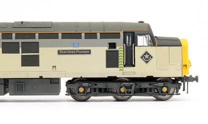 Pre-Owned Petroleum Sector Class 37717 'Stainless Pioneer' Diesel Locomotive - Repainted, Renumbered, Named & Weathered.