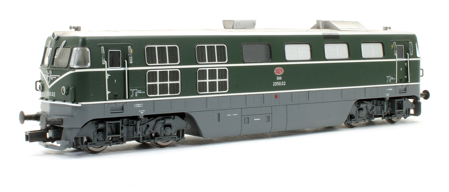 Pre-Owned HR2851 2050.02 ÖBB Green Livery Diesel Locomotive - DCC Fitted