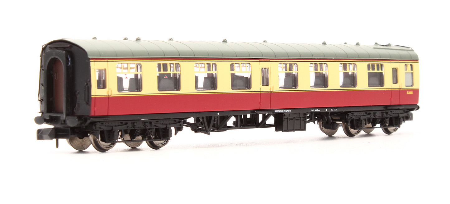 Pre-Owned 374-010B MK1 SO Second Open Coach BR Crimson & Cream 'E3858'