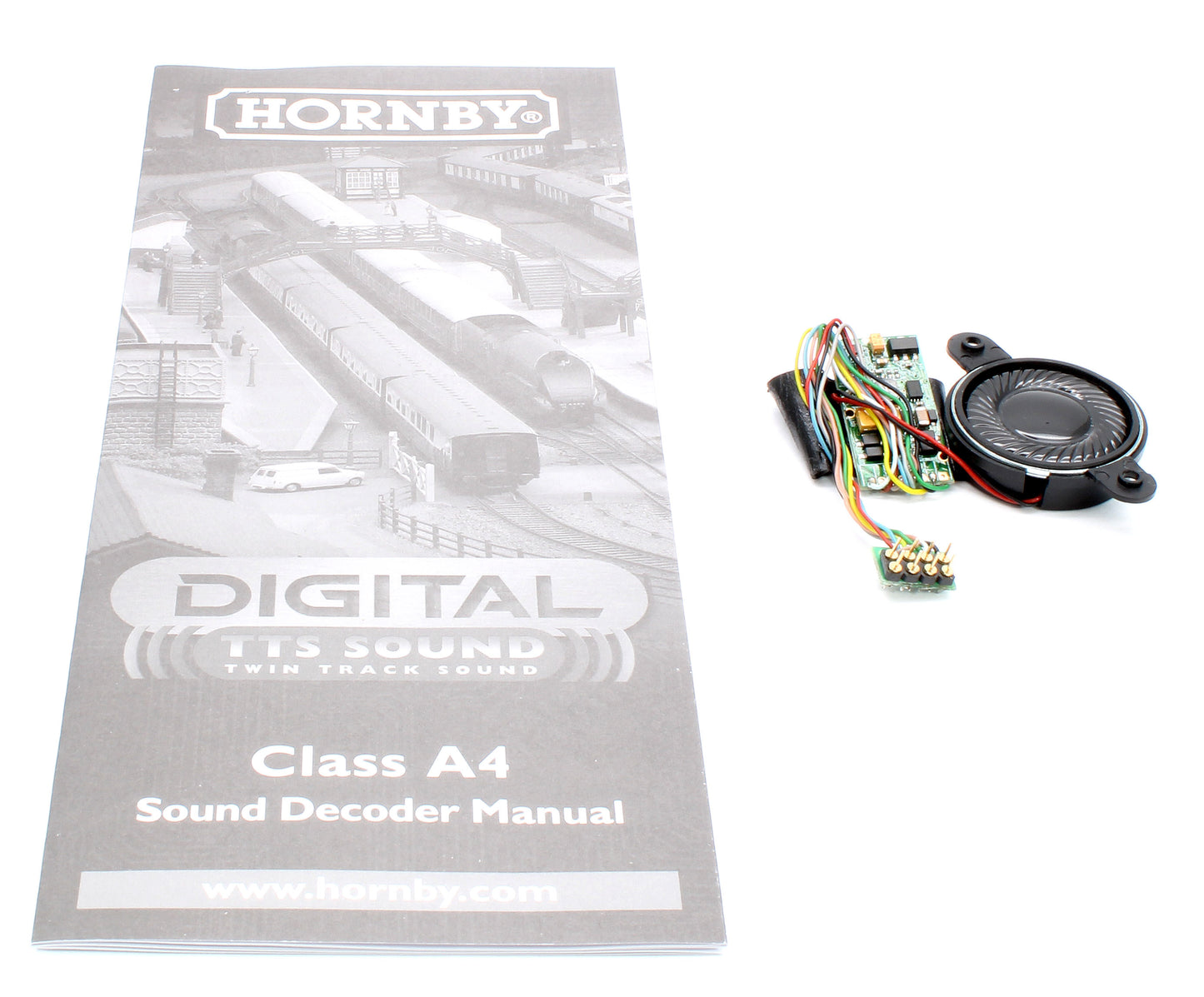 Hornby Digital Class A4 Mallard Steam Locomotive DCC TTS Sound Decoder & Speaker (same as R8107)
