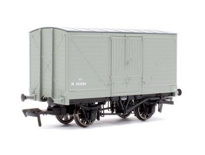 LNWR D88 10T Covered Van, BR Grey No.M252456