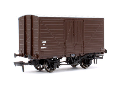 LNWR D88 10T Covered Van, LMS Bauxite (Post-1936) No.235457