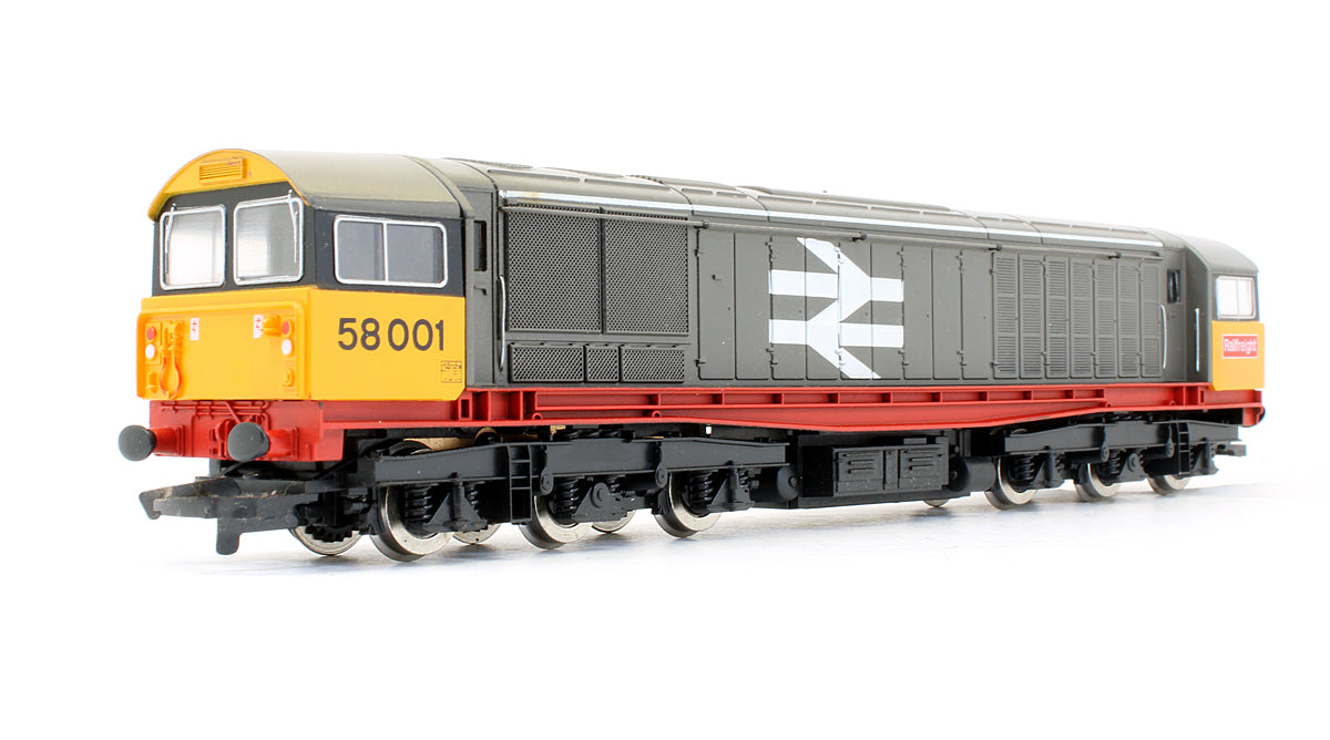 Pre-Owned Railfreight Redstripe Class 58001 Diesel Locomotive