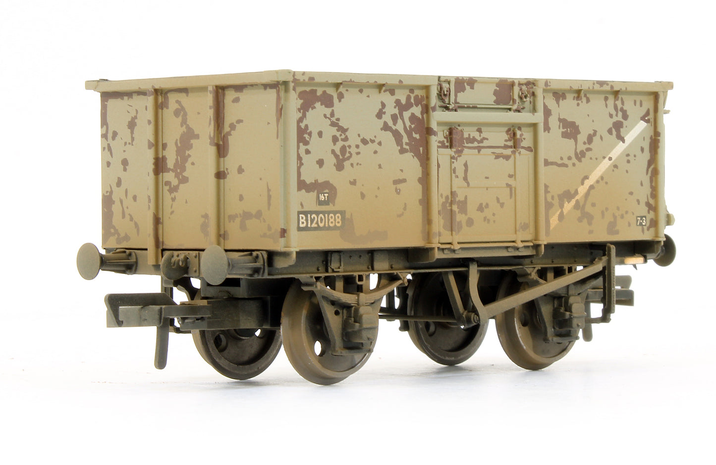 Pre-Owned 37-235A Set Of 3 Mineral Wagons BR Grey (Weathered)