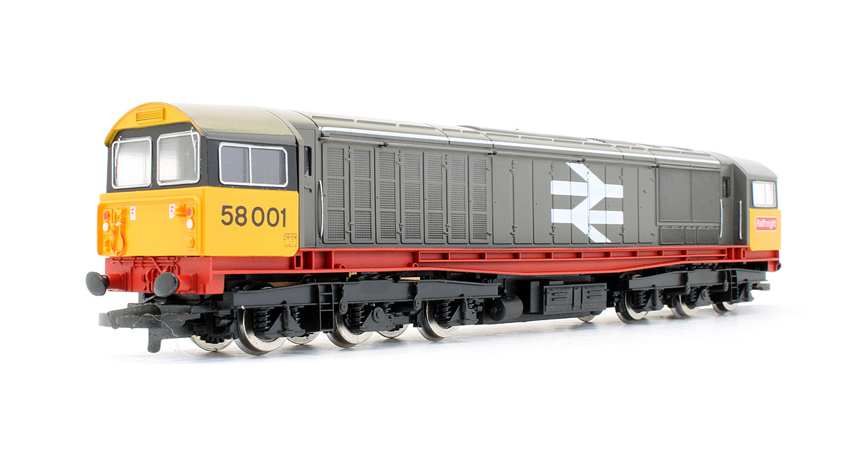 Pre-Owned Railfreight Redstripe Class 58001 Diesel Locomotive