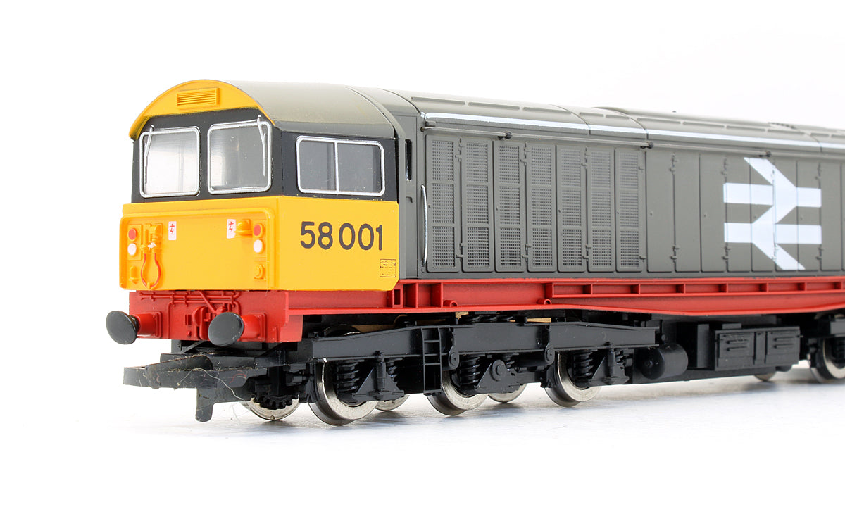 Pre-Owned Railfreight Redstripe Class 58001 Diesel Locomotive