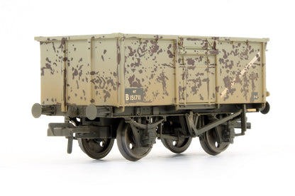 Pre-Owned Set Of 3 Mineral Wagons BR Grey (Weathered)