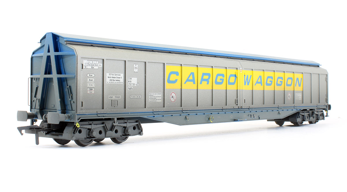 5007 Pre-Owned Cargowaggon Blue & Silver 279 7 591-5 - Weathered