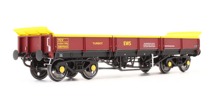 Pre-Owned 7F-043-001 Turbot Bogie Ballast Wagon EWS Maroon DB978363