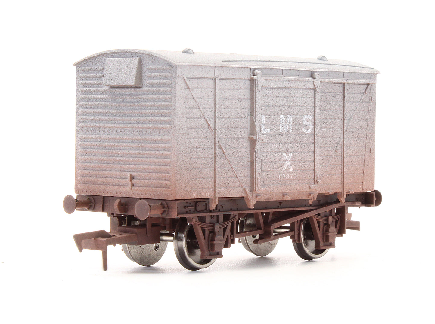 Pre-Owned 4F-011-016 LMS Grey Vent Van No.117870- Weathered