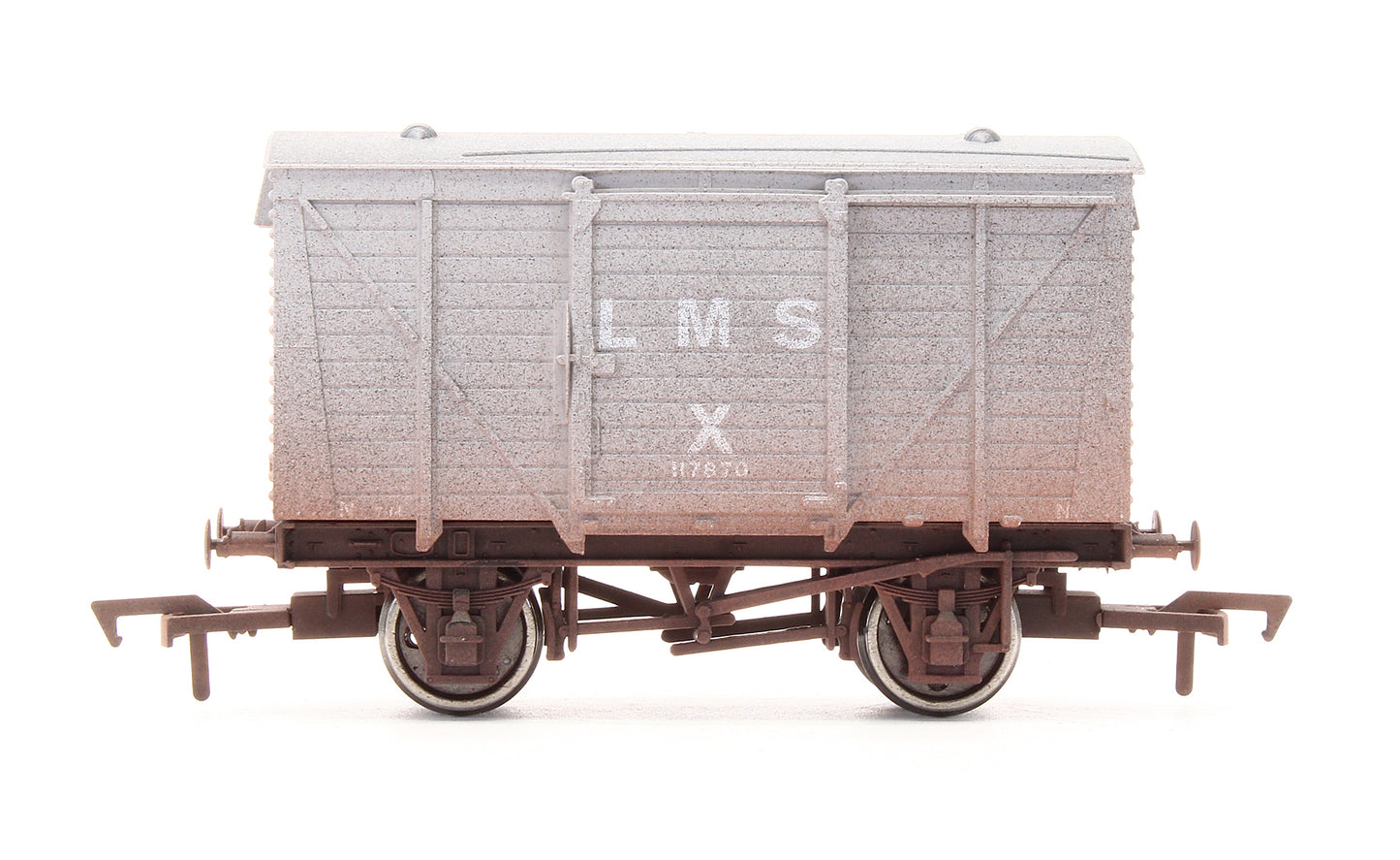 Pre-Owned 4F-011-016 LMS Grey Vent Van No.117870- Weathered