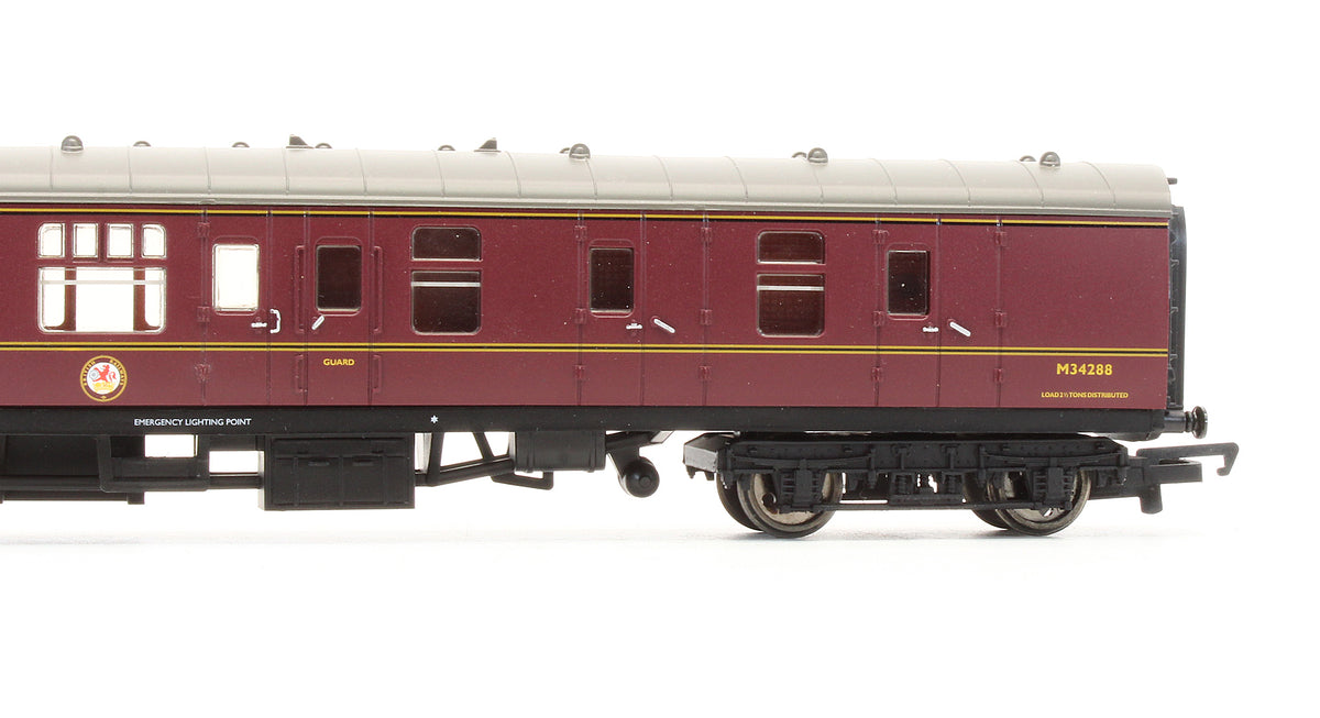 Pre-Owned BR Maroon MK1 Brake Coach 'M34288'