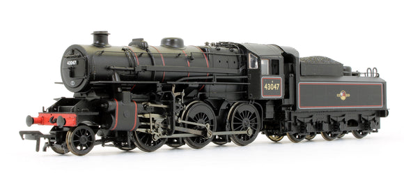 Pre-Owned Ivatt Class 4 '43047' BR Lined Black Late Crest Steam Locomotive
