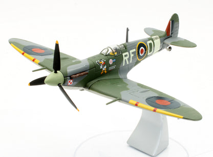 Pre-Owned AA31903 Supermarine Spitfire Mk IIA Royal Air Force EN951/RF-D Squadron Leader Jan Zumbach, 'Donald Duck' art, OC No303 Squadron (Polish)