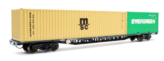 Pre-Owned 38-628B BR FFA Inner Flat BR Blue (TOPS) No.602269 & 20ft & 40ft ISO Containers