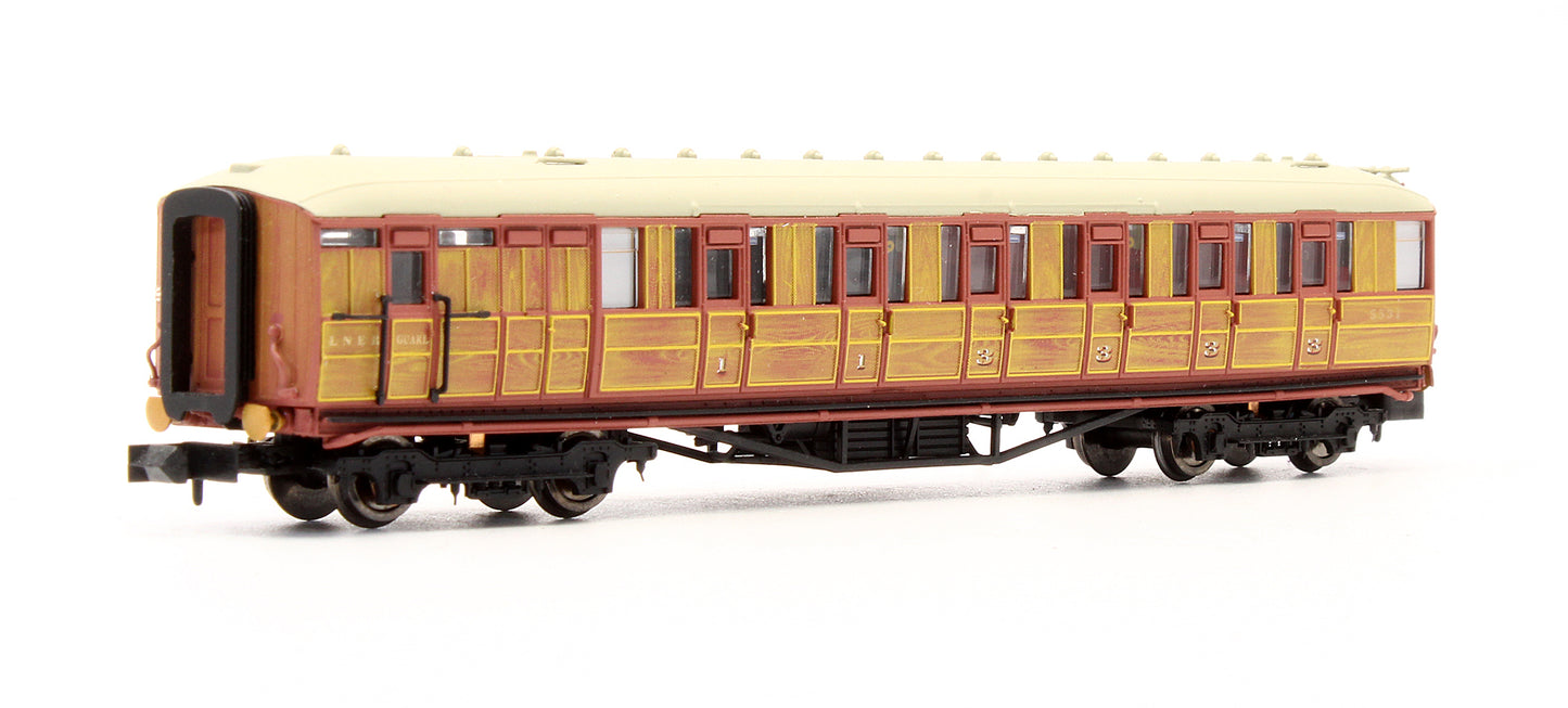 Pre-Owned 2P-011-209 Gresley LNER Teak Brake Composite Coach '5531'