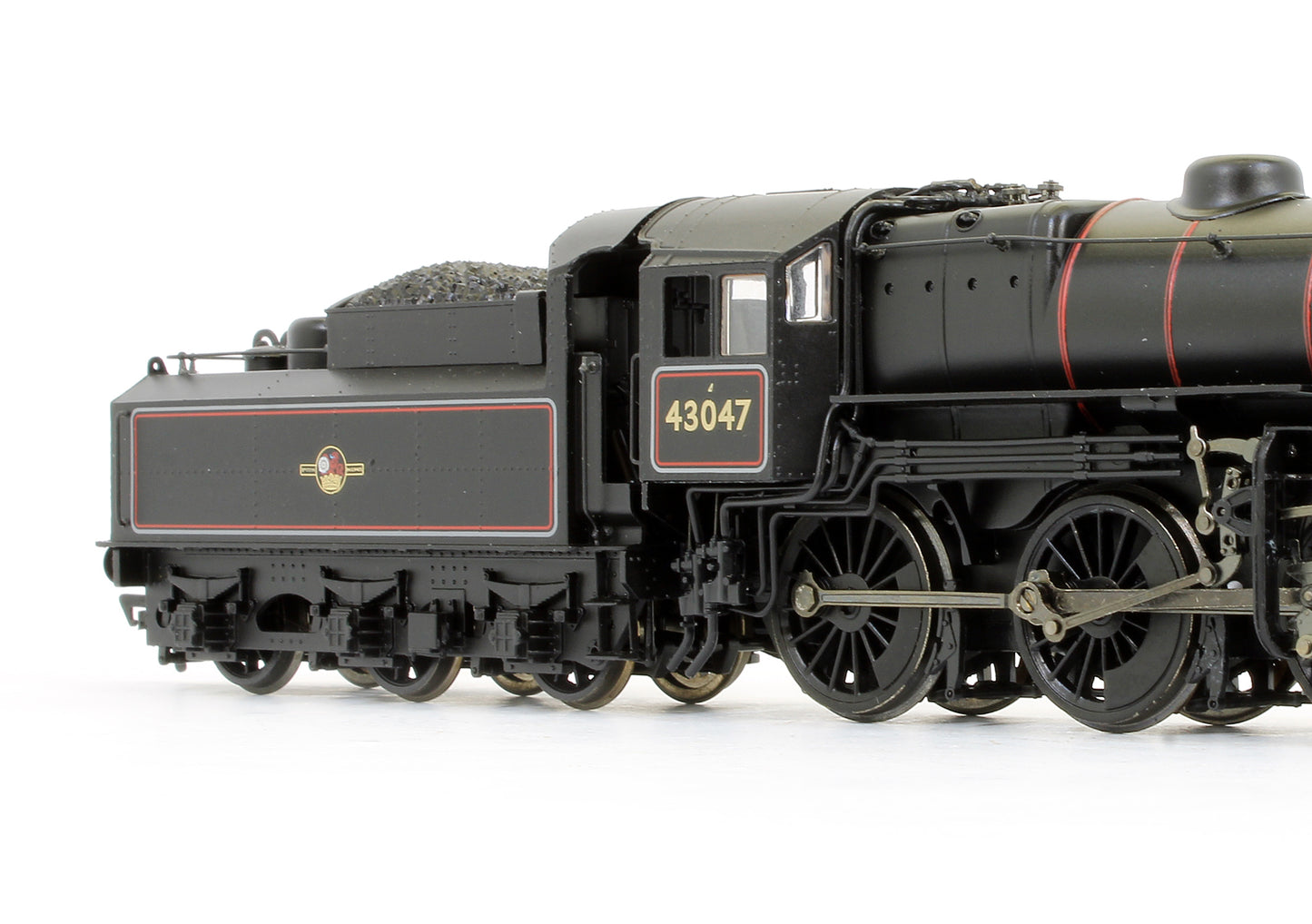 Pre-Owned Ivatt Class 4 '43047' BR Lined Black Late Crest Steam Locomotive