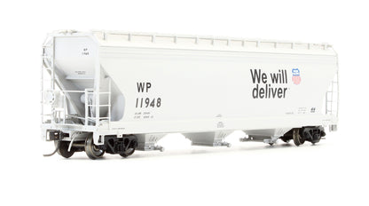Pre-Owned 3 Bay 4650 Cu.Ft. ACF Covered Hopper Western Pacific 'We Will Deliver' - Road #11948