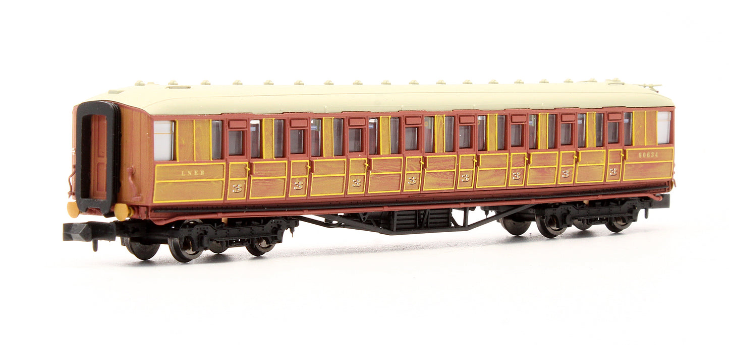 Pre-Owned 2P-011-010 Gresley LNER Teak Third Class Coach '60634'