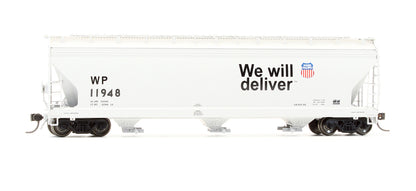 Pre-Owned 3 Bay 4650 Cu.Ft. ACF Covered Hopper Western Pacific 'We Will Deliver' - Road #11948