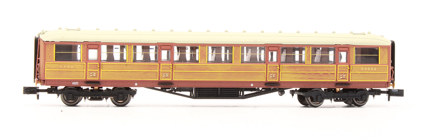 Pre-Owned 2P-011-010 Gresley LNER Teak Third Class Coach '60634'