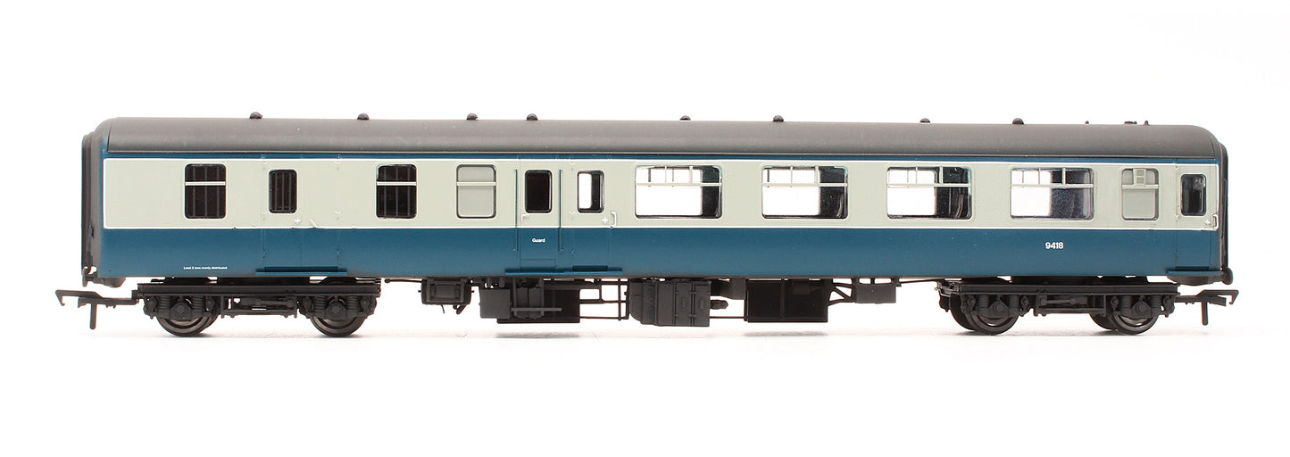 Pre-Owned BR MK2A BSO Brake Open Second Blue Grey 'E9418' Custom Weathered