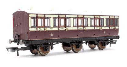 Pre-Owned 6 Wheel Coach 3rd Class LNWR 4671 with Fitted Lights