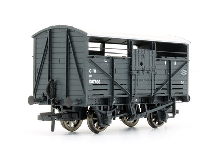 Pre-Owned 8 Ton Cattle Wagons GWR Dark Grey