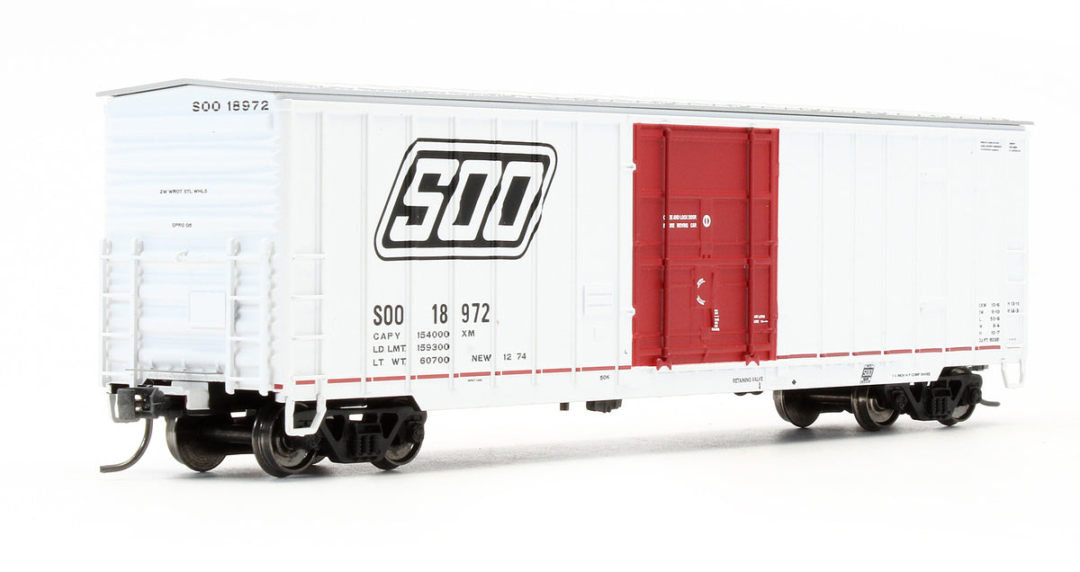 Pre-Owned SOO 7 Post Box Car Soo Line Slant Logo - Road #18972