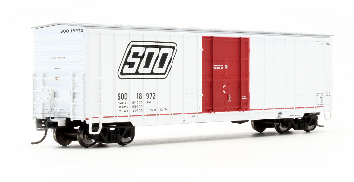 Pre-Owned SOO 7 Post Box Car Soo Line Slant Logo - Road #18972
