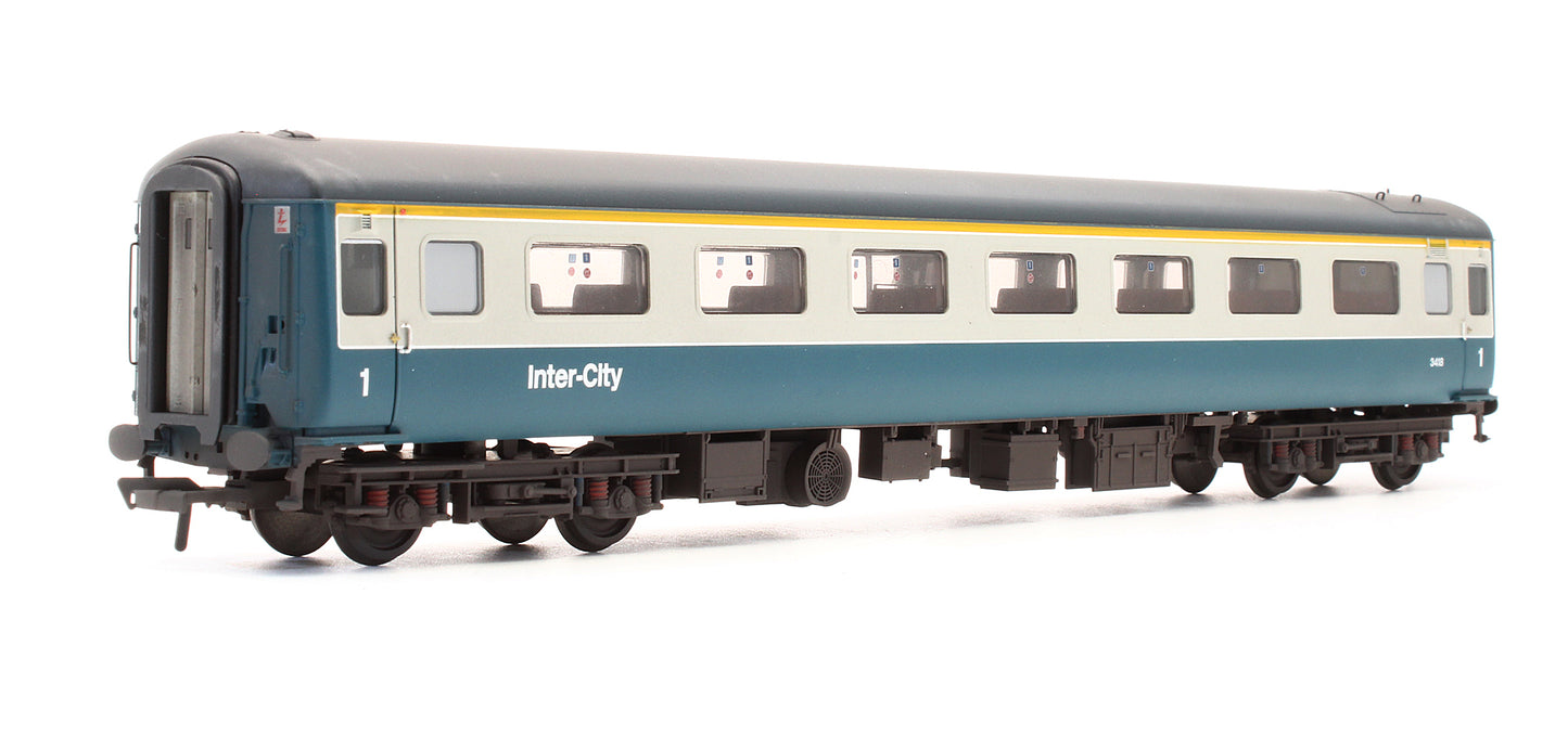 Pre-Owned 39-650 BR MK2F FO First Open Coach Blue & Grey Inter-City E3418 - Custom Weathered