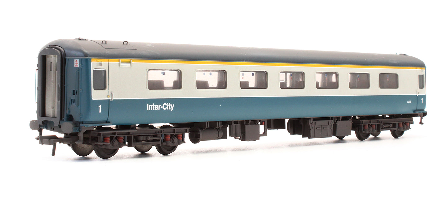 Pre-Owned 39-650 BR MK2F FO First Open Coach Blue & Grey Inter-City E3418 - Custom Weathered