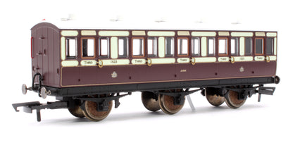 R40120 Pre-Owned 6 Wheel Coach 3rd Class LNWR 1523 with Fitted Lights