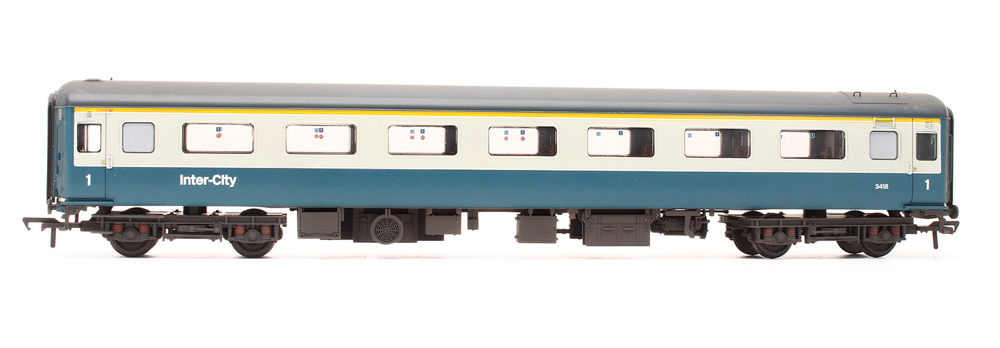 Pre-Owned 39-650 BR MK2F FO First Open Coach Blue & Grey Inter-City E3418 - Custom Weathered