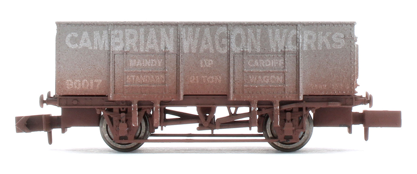 2F-038-062 20T Steel Mineral Cambrian Wagon Works 90017 - Weathered