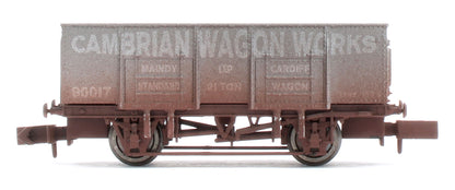 2F-038-062 20T Steel Mineral Cambrian Wagon Works 90017 - Weathered