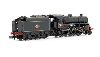 Pre-Owned 372-654 BR Standard Class 4MT '76063' Lined Black Late Crest Steam Locomotive