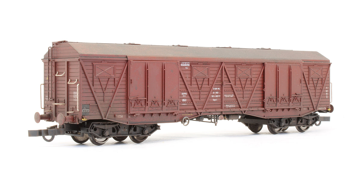 Pre-Owned PKP 401Ka Bogie Freight Wagon - Custom Weathered