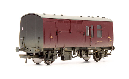 Pre-Owned 38-527Z BR MK1 Horse Box Maroon (ER) 'E96321' - Weathered - Exclusive Edition