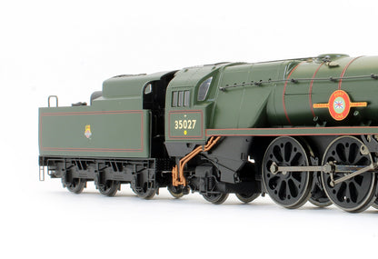 Pre-Owned Br Green 4-6-2 Merchant Navy Class 35027 'Port Line' Steam Locomotive