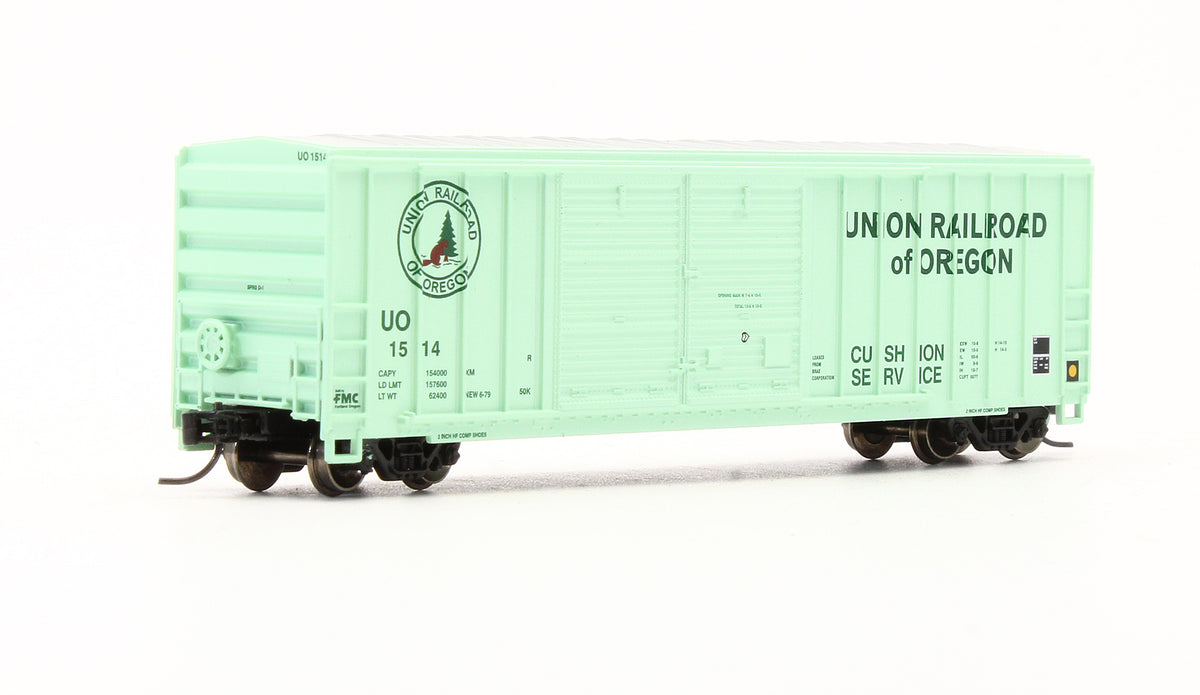 Pre-Owned ATH6674 50' FMC Offset DD Box Car Union Railroad Of Oregon - Road #1514