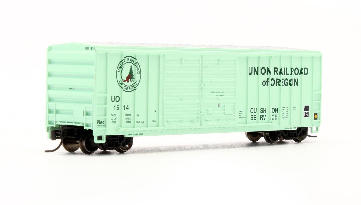 Pre-Owned ATH6674 50' FMC Offset DD Box Car Union Railroad Of Oregon - Road #1514
